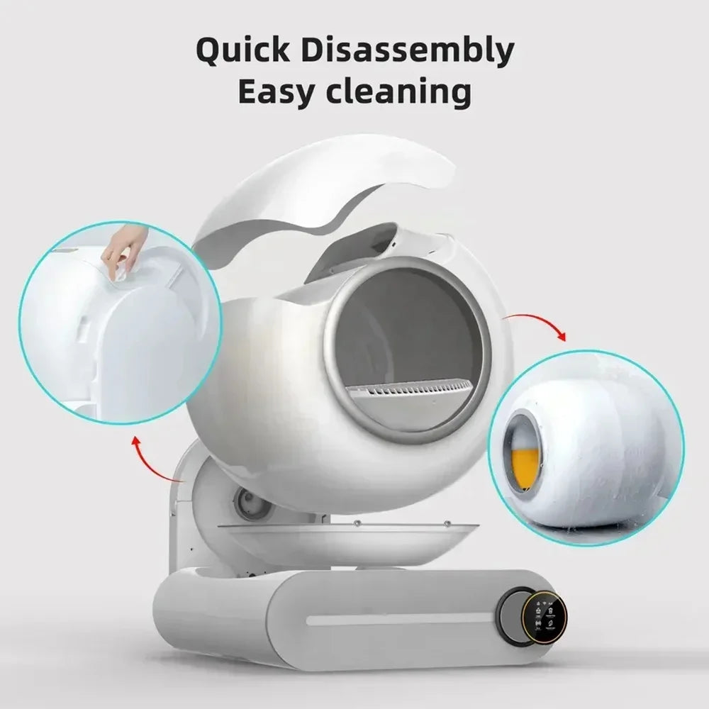LitterLux Smart Self - Cleaning Cat Litter Box
