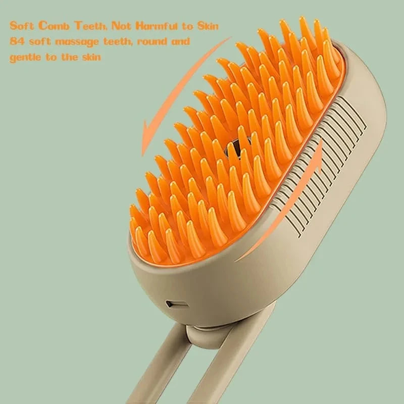 SteamPuff Pet Grooming Brush