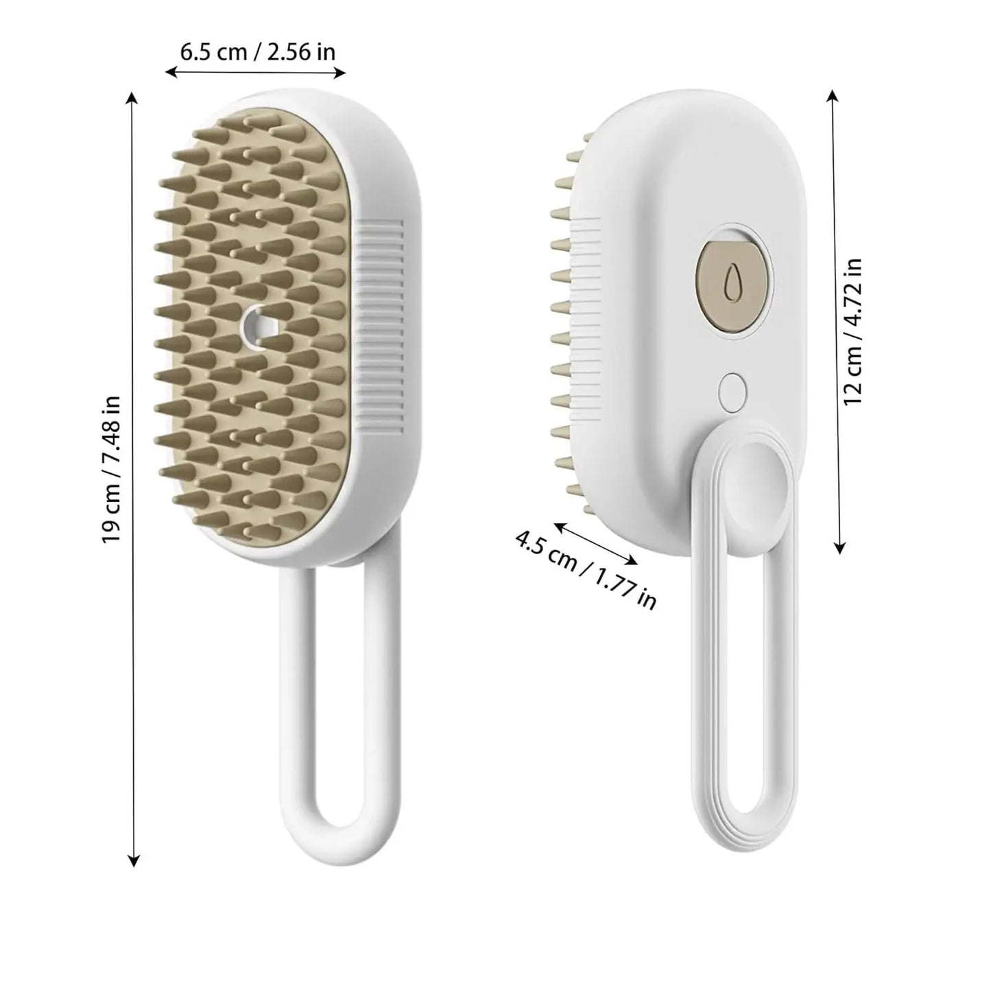 SteamPuff Pet Grooming Brush