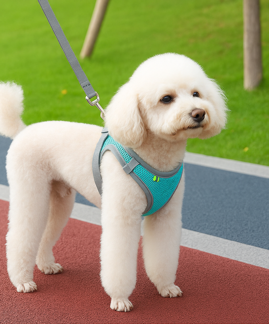 GlowPup Breathable Reflective Pet Harness – Comfy & Cool for Walks