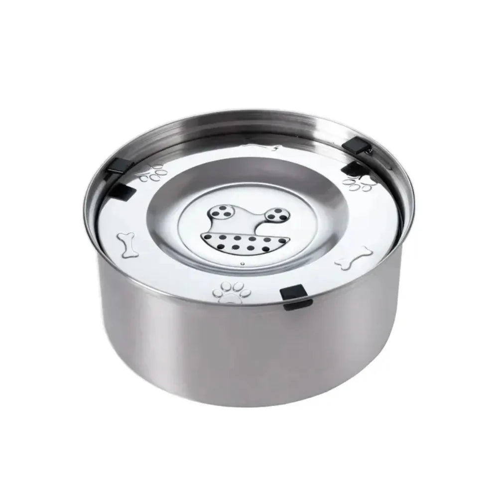 SplashGuard Stainless Steel No-Spill Dog Bowl