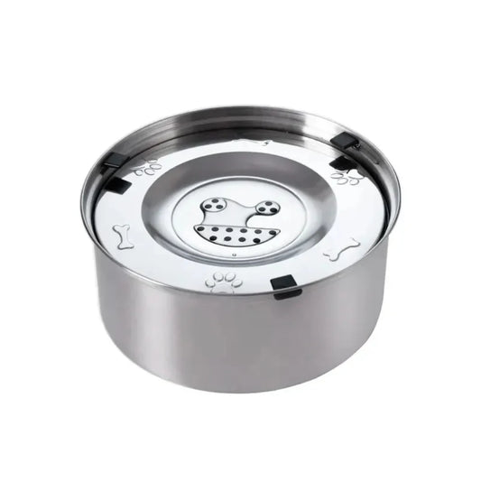 SplashGuard Stainless Steel No-Spill Dog Bowl