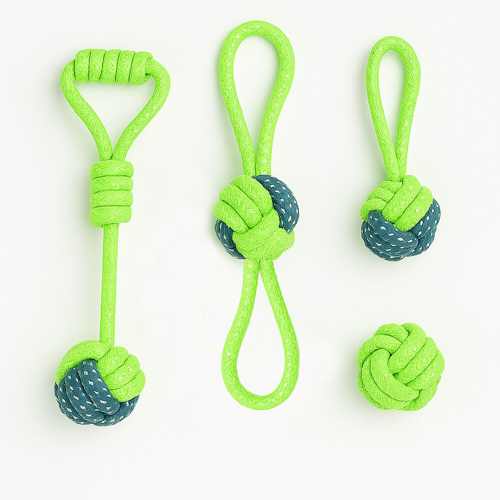 Chew & Chase Rope Set - GREEN