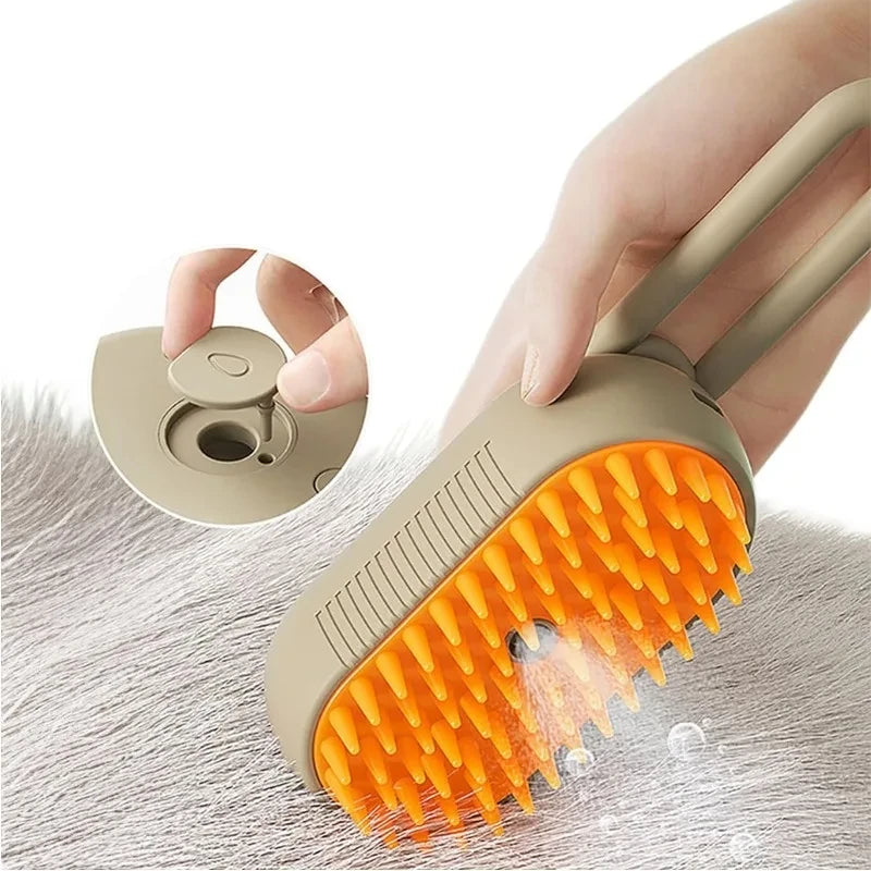 SteamPuff Pet Grooming Brush