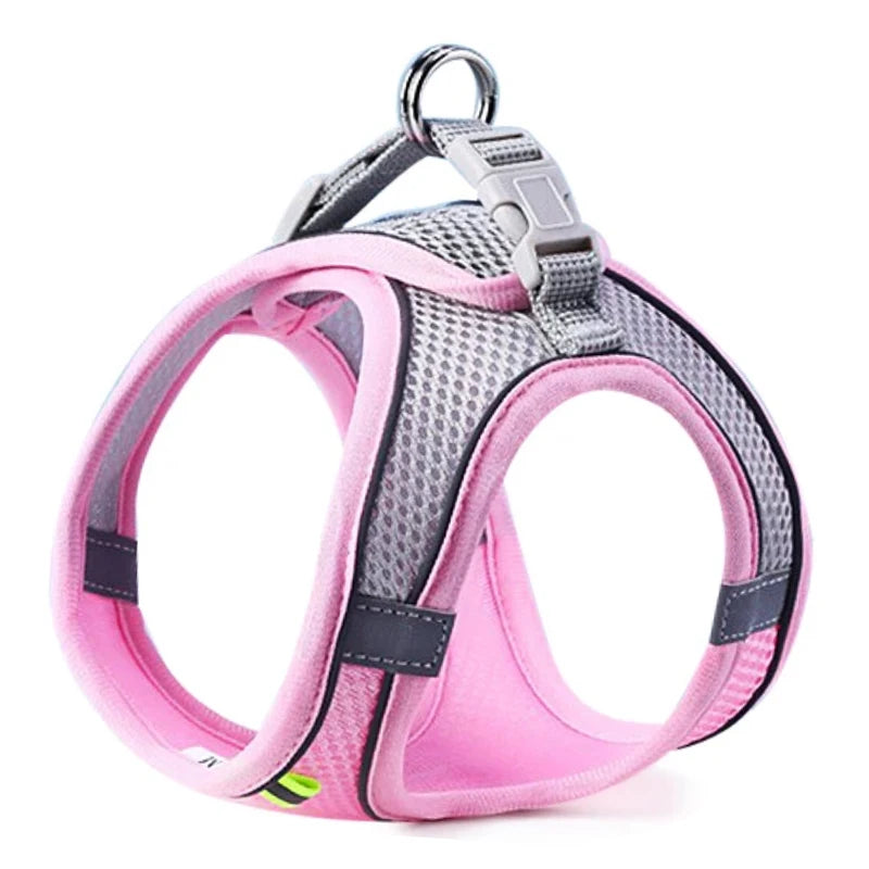 GlowPup Breathable Reflective Pet Harness – Comfy & Cool for Walks