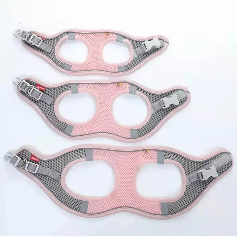GlowPup Breathable Reflective Pet Harness – Comfy & Cool for Walks
